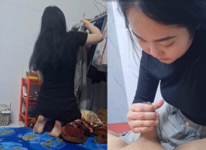 Vừa cưới dồn dập đụ mạnh cô vợ mới có bộ ngực khủng và tính cách dâm đãng